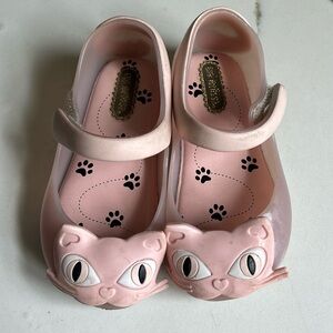 Mini Melissa Kitty cat shoes size 7